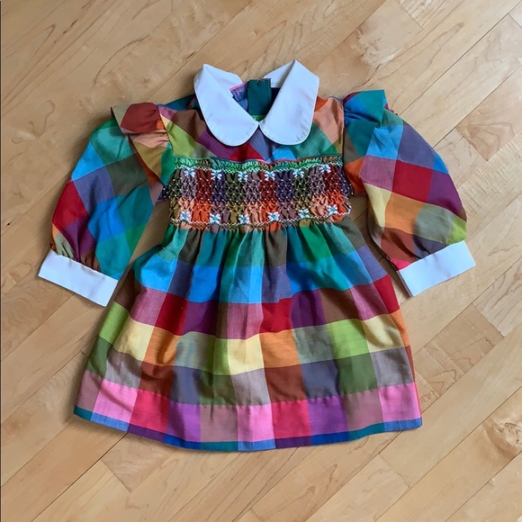 Polly Flinders Other - HP🎉 Polly Flinders Smocked Vintage Dress